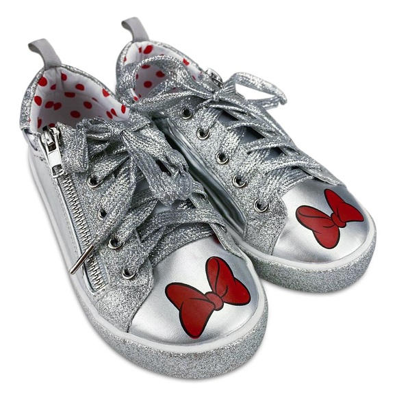 Disney Other - Disney Minnie Mouse Greyscale Sneakers NWT